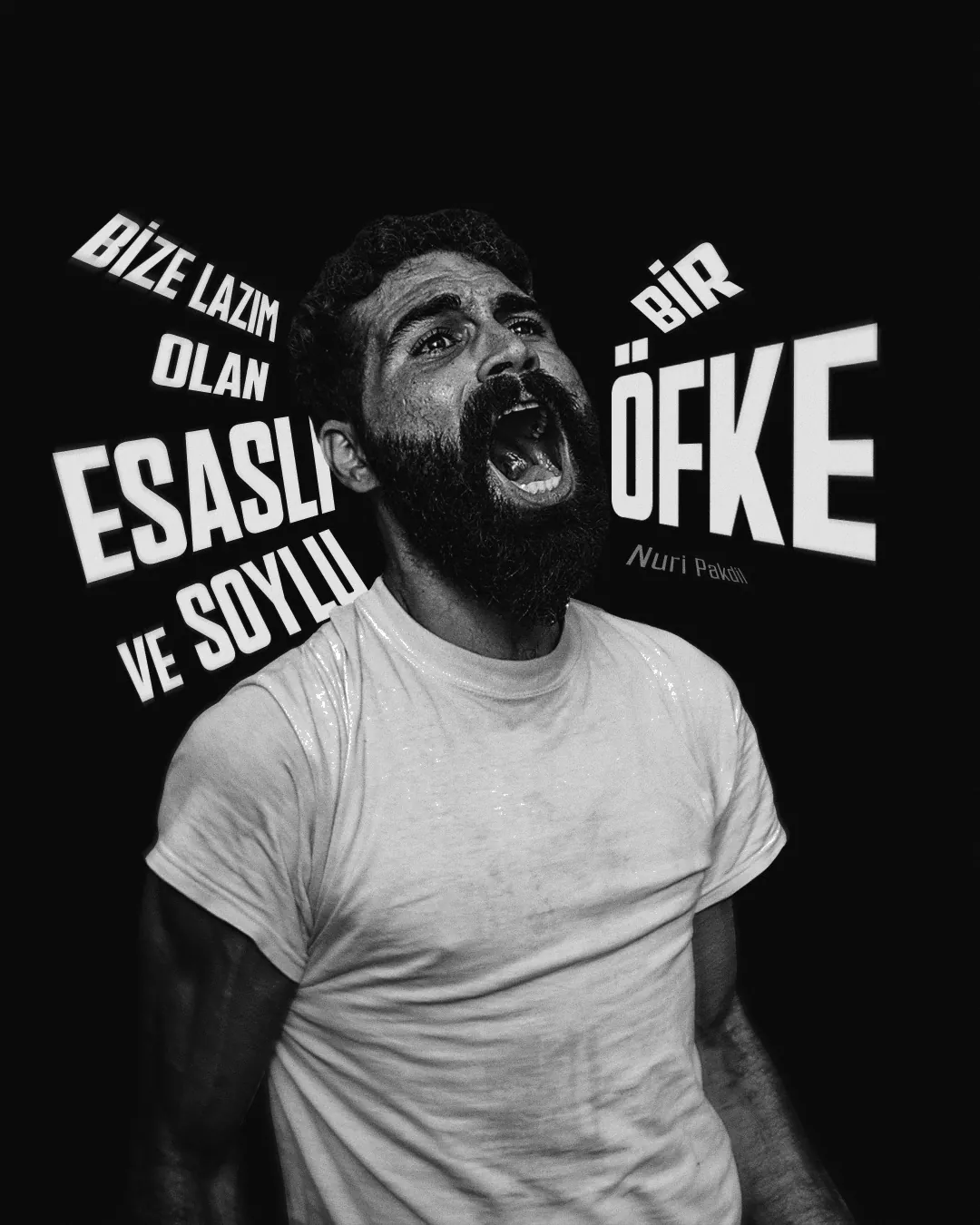 Tarık Akın, Filistin için afiş